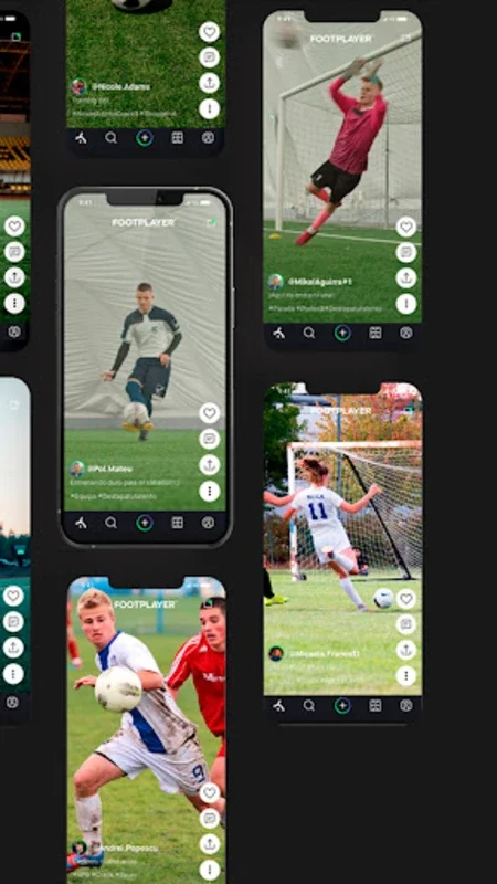 FOOTPLAYER® Football Network for Android: Connect & Showcase