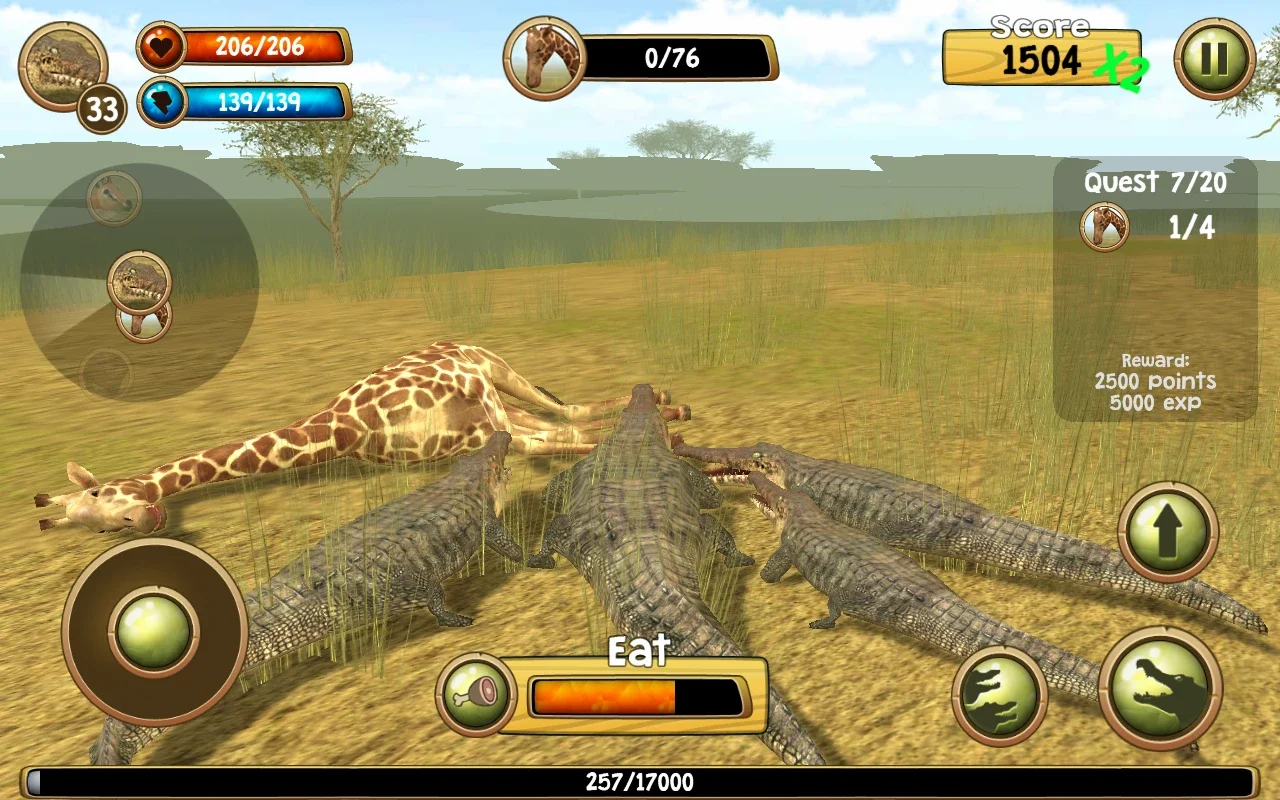 Wild Crocodile Simulator 3D for Android - No Download Needed, Play Now