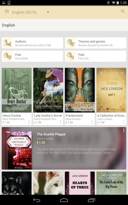 eReader Prestigio for Android: Read Books and PDFs