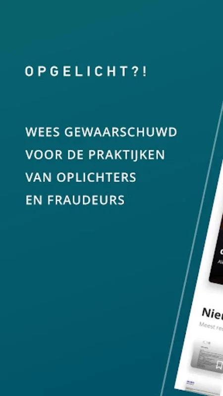 Opgelicht?! for Android - Stay Informed and Protected