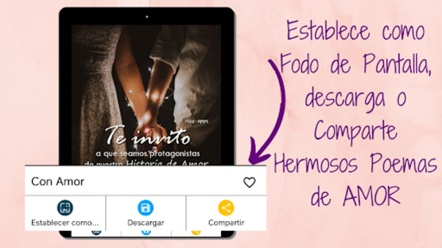 Poemas de Amor y Sentimientos for Android - Express Love with Poetry