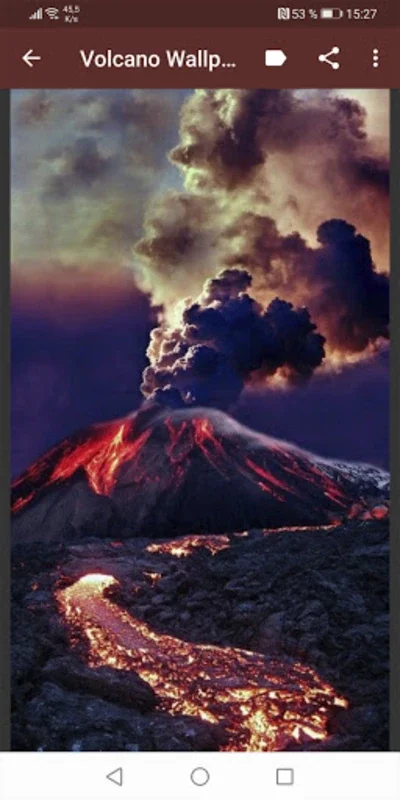 Volcano Wallpapers for Android - High-Quality Visuals at Your Fingertips