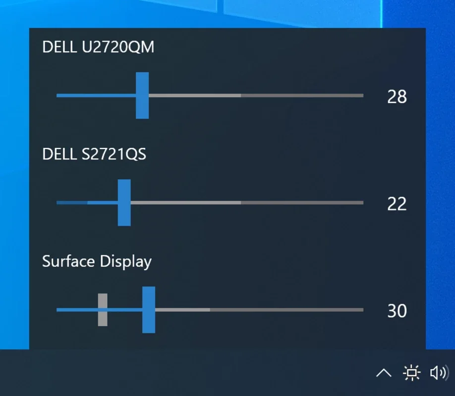 Monitorian for Windows - Adjust Multi-Monitor Brightness Easily