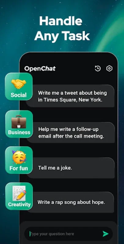 Open Chat - AI bot app for Android: A Versatile Digital Assistant