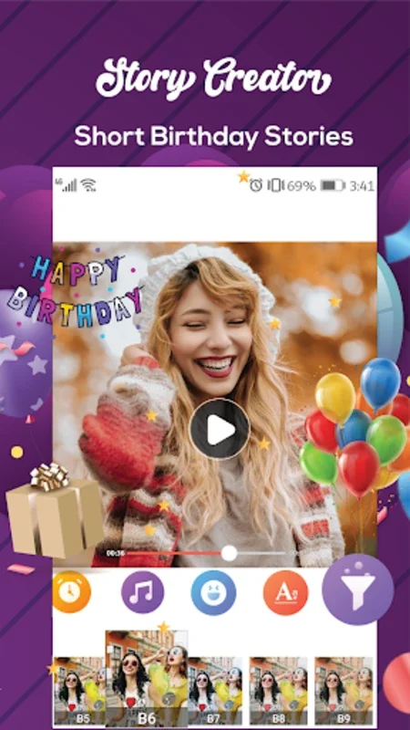 Birthday Video Maker for Android - Download the APK from AppHuts