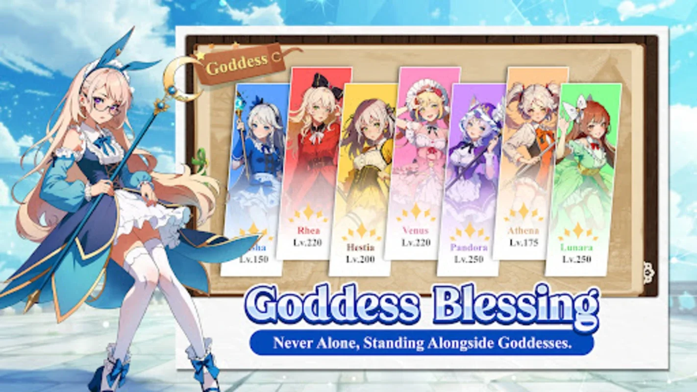 Goddess Paradise for Android - A World of Goddesses and Adventure