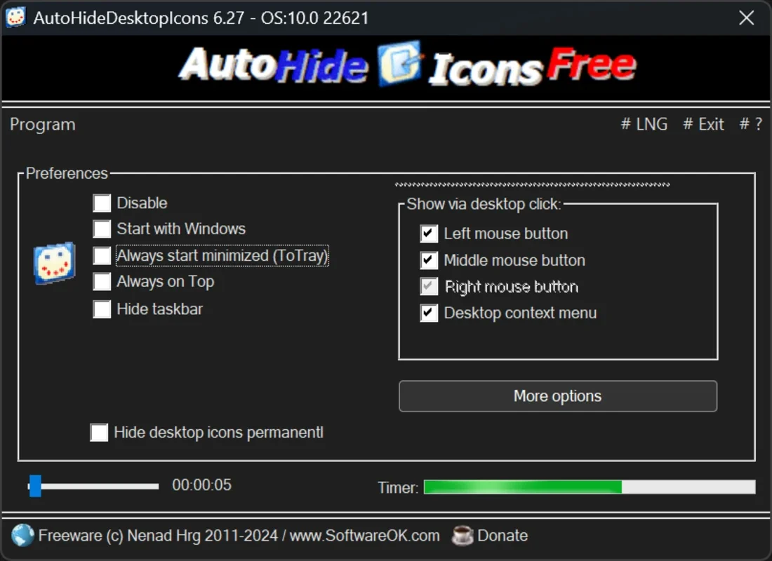 AutoHideDesktopIcons: Reclaim Your Clean Windows Desktop