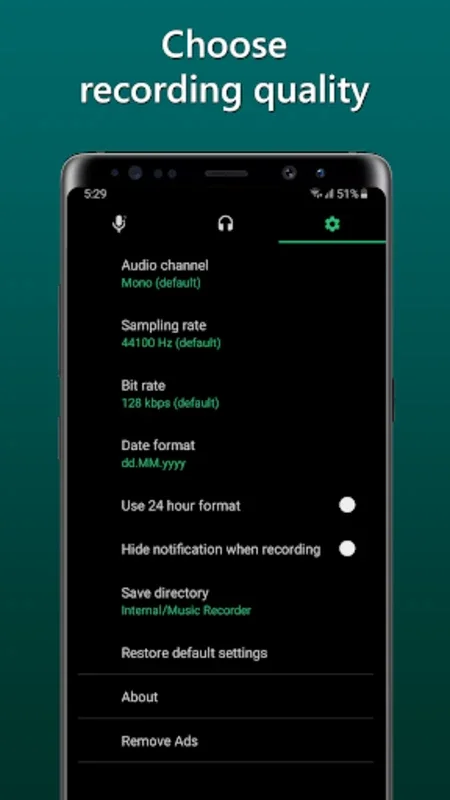 Music Recorder for Android - Download the APK from AppHuts