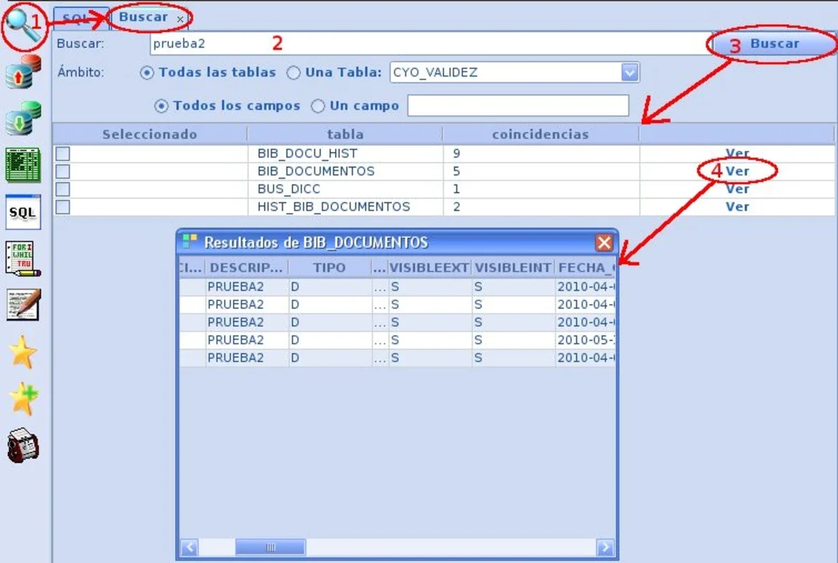 GestDB for Windows - Comprehensive Database Access