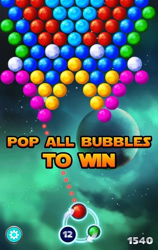 Bubble Shooter Supernova for Android - Engaging Bubble-Popping Fun