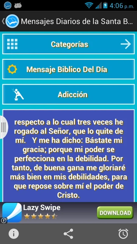 Mensajes Diarios de la Santa Biblia for Android - Enhance Your Spiritual Journey