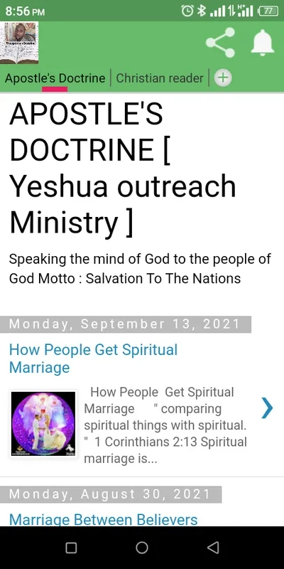 Apostle's Doctrine for Android: Enriching Spiritual Learning