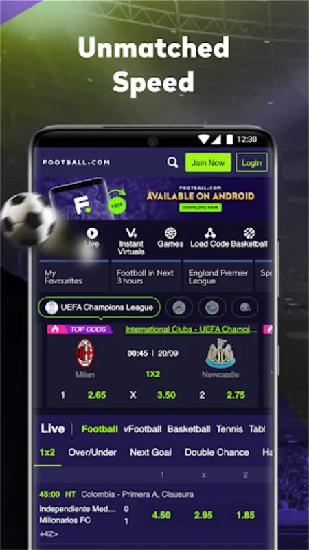 Football.com for Android - The Best Sports Betting App