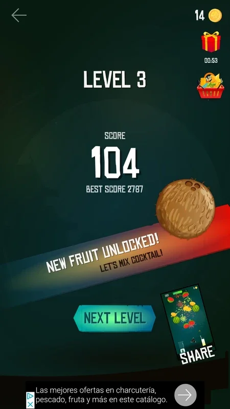 Fruit Slide for Android: Cut Fruit for Fun