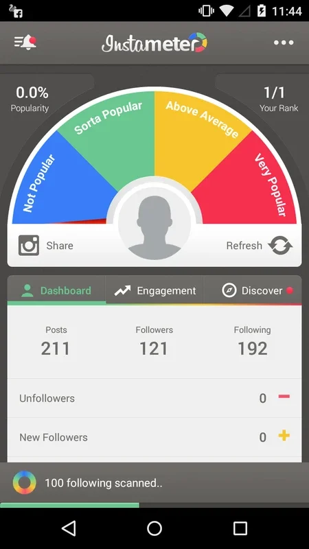 FollowMeter for Android - Track Instagram Popularity