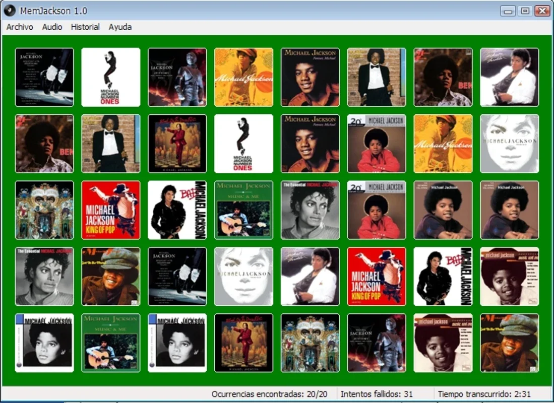 MemJackson for Windows - A Fun Game with Michael Jackson