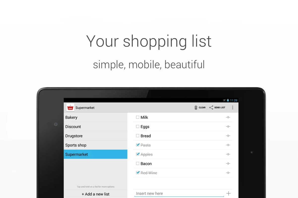 Shopping List for Android - Organize Your Grocery Shopping