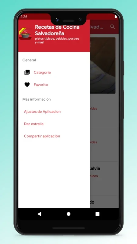 Salvadoran Recipes - Food App for Android