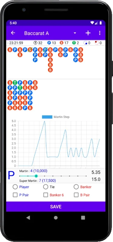 Baccarat Predictor (P2) for Android - Enhance Your Gameplay