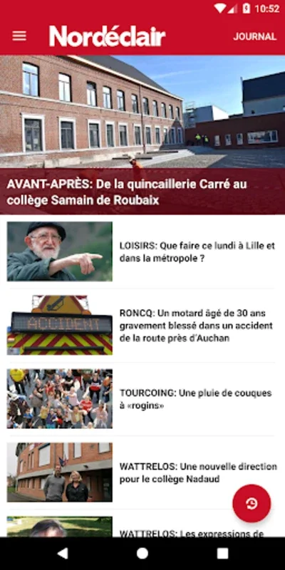 Nord Eclair : Actualités Lille for Android - Stay Informed