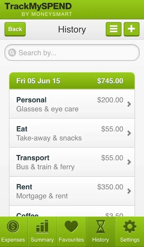 TrackMySPEND for Android: Manage Your Expenses