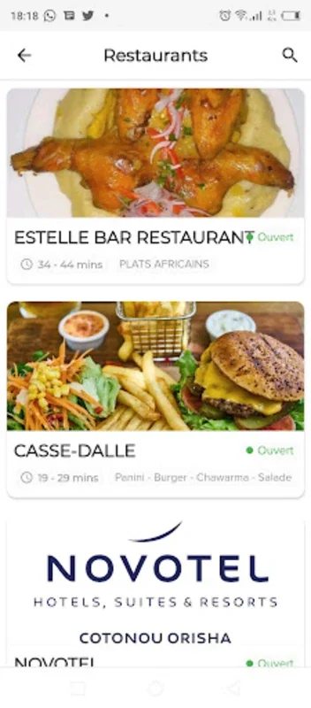 BéninRestoo for Android - Effortless Meal Delivery