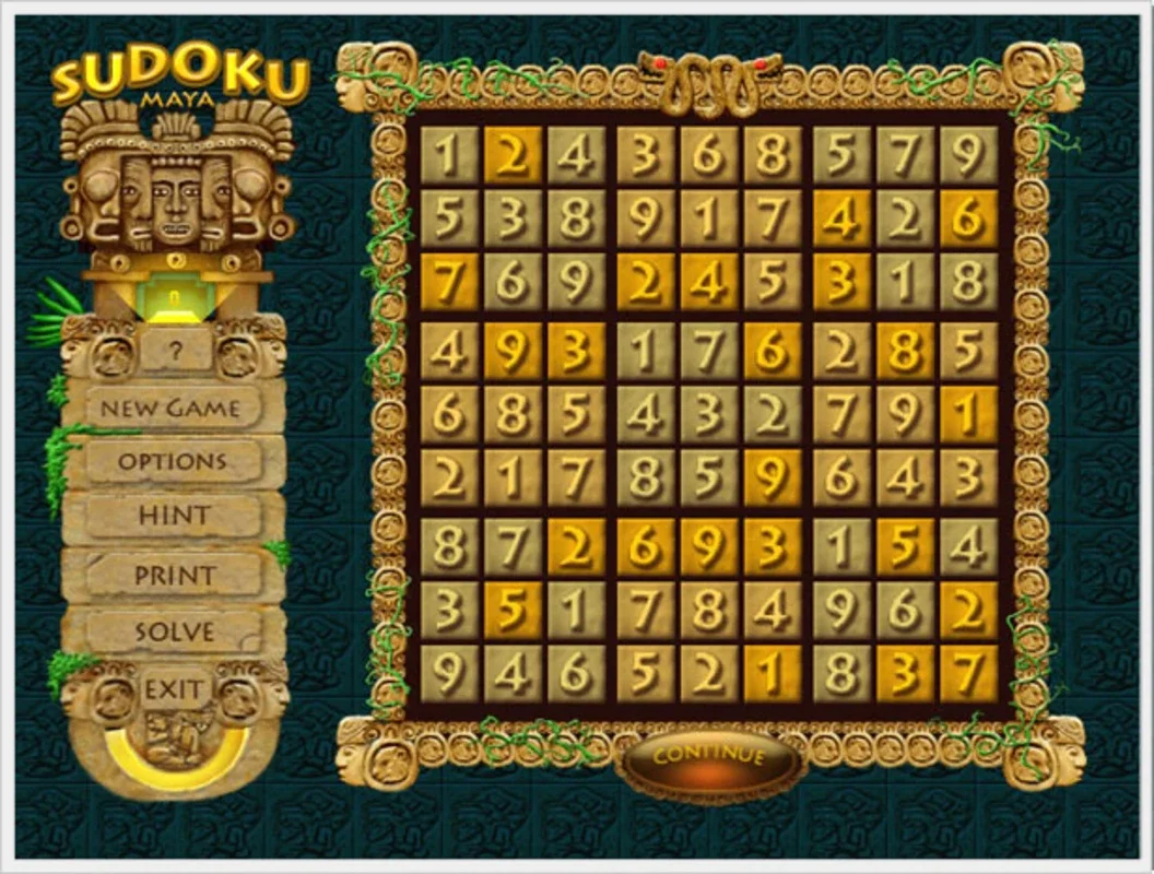 Sudoku Maya for Windows - Engaging Puzzle Game