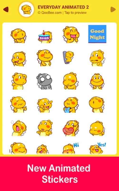 Qoobee Agapi Stickers for WhatsApp on Android - No Downloading Required