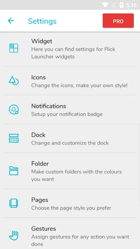 Flick Launcher for Android: Customizable and Feature-Rich