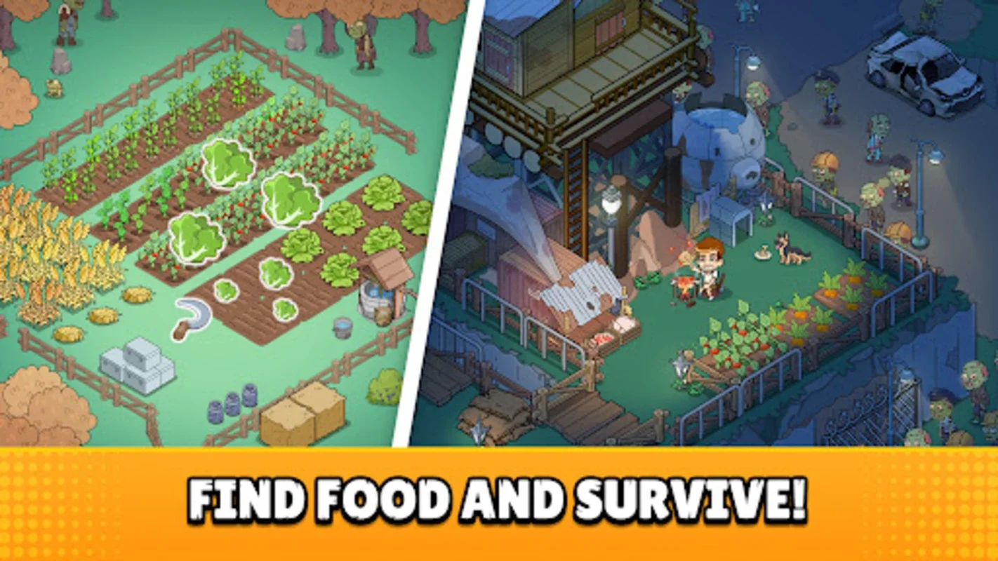 Mini Survival: Zombie Fight for Android - Build and Defend Against Zombies