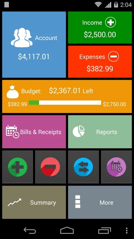 My Wallet for Android - Manage Your Finances