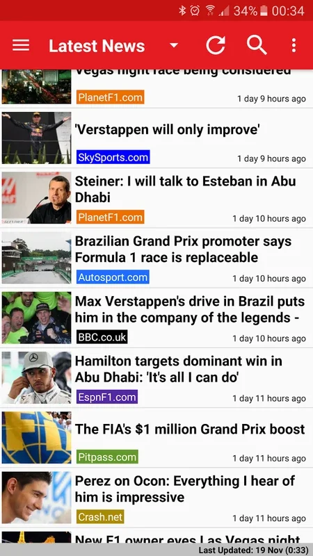 Freader1 for Android: Comprehensive F1 News App