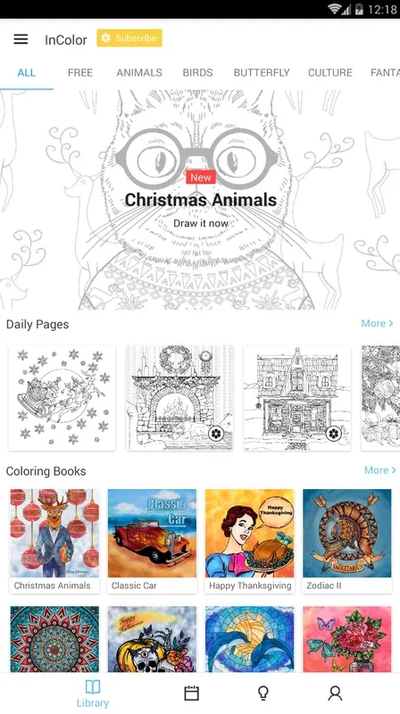 InColor for Android - A Relaxing Coloring Experience