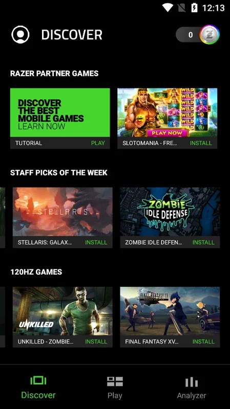 Razer Cortex Games for Android - Discover and Earn Rewards