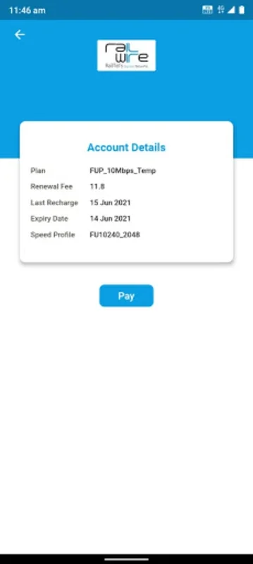 RailWire Subscriber for Android: Efficient Indian Broadband Account Management