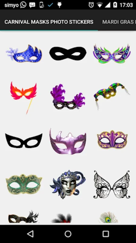 Carnival Masks photo stickers for Android: Add Carnival Flair to Photos