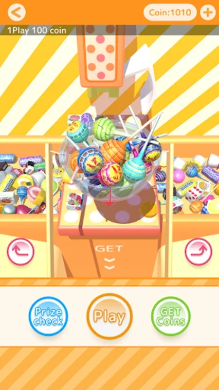 Sweet Claw Machine Game for Android - Realistic Candy Grabbing