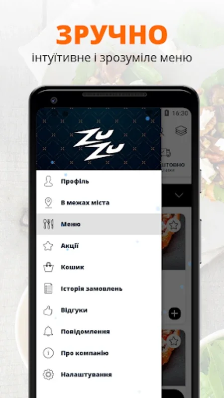 ZUZU sushi for Android - Order Sushi with Ease