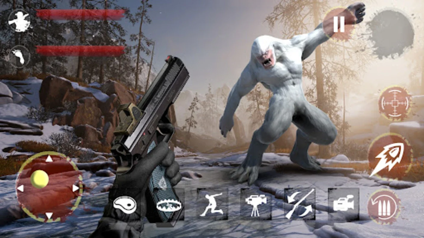 Bigfoot Yeti Winter Hunt for Android - Thrilling Hunt