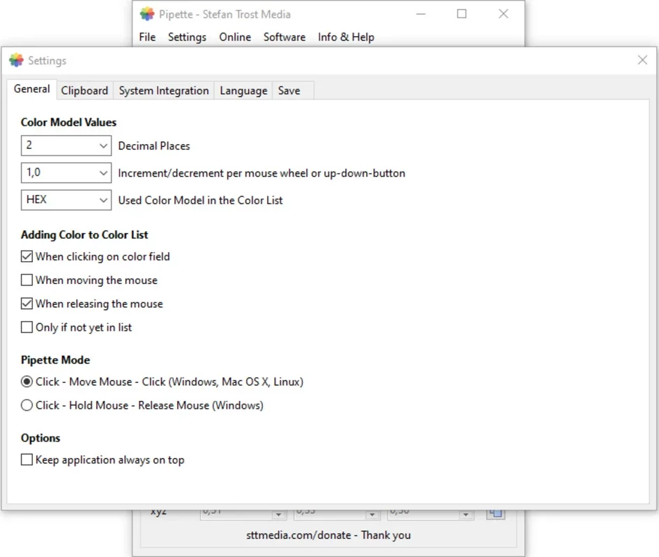 Pipette for Mac - Free Color Identification Tool