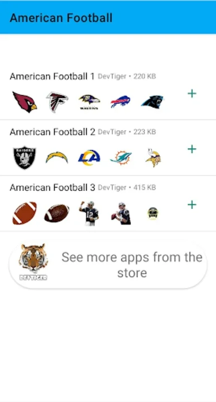 American Football for Android - Express Your Fandom