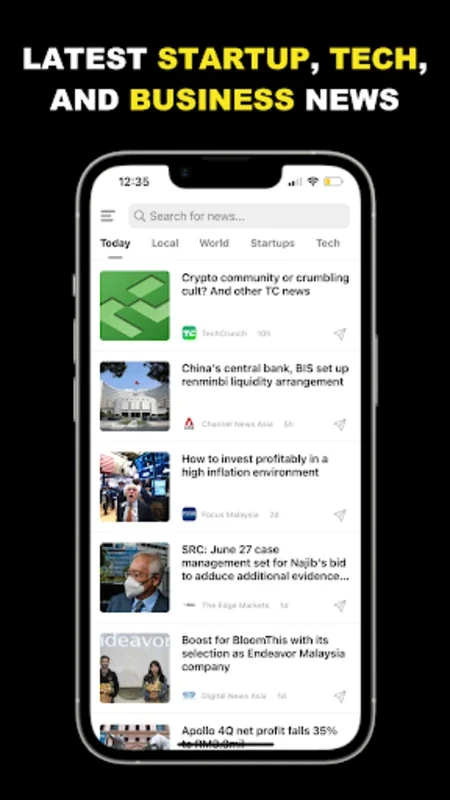 BEAMSTART: Tech & Startup News for Android - Empowering Entrepreneurs