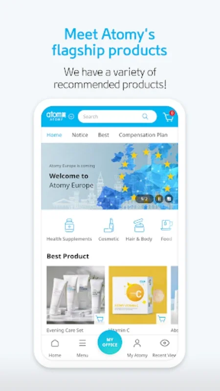 Atomy Shop for Android - A Global Mobile Shopping Experience