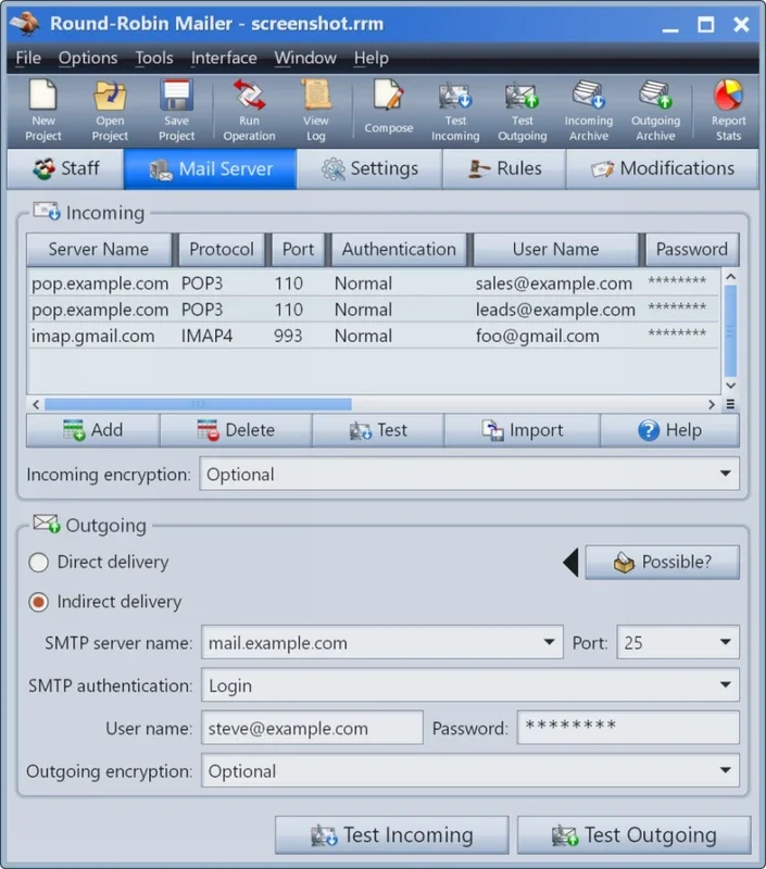 Round-Robin Mailer: Automated Email Routing for Windows