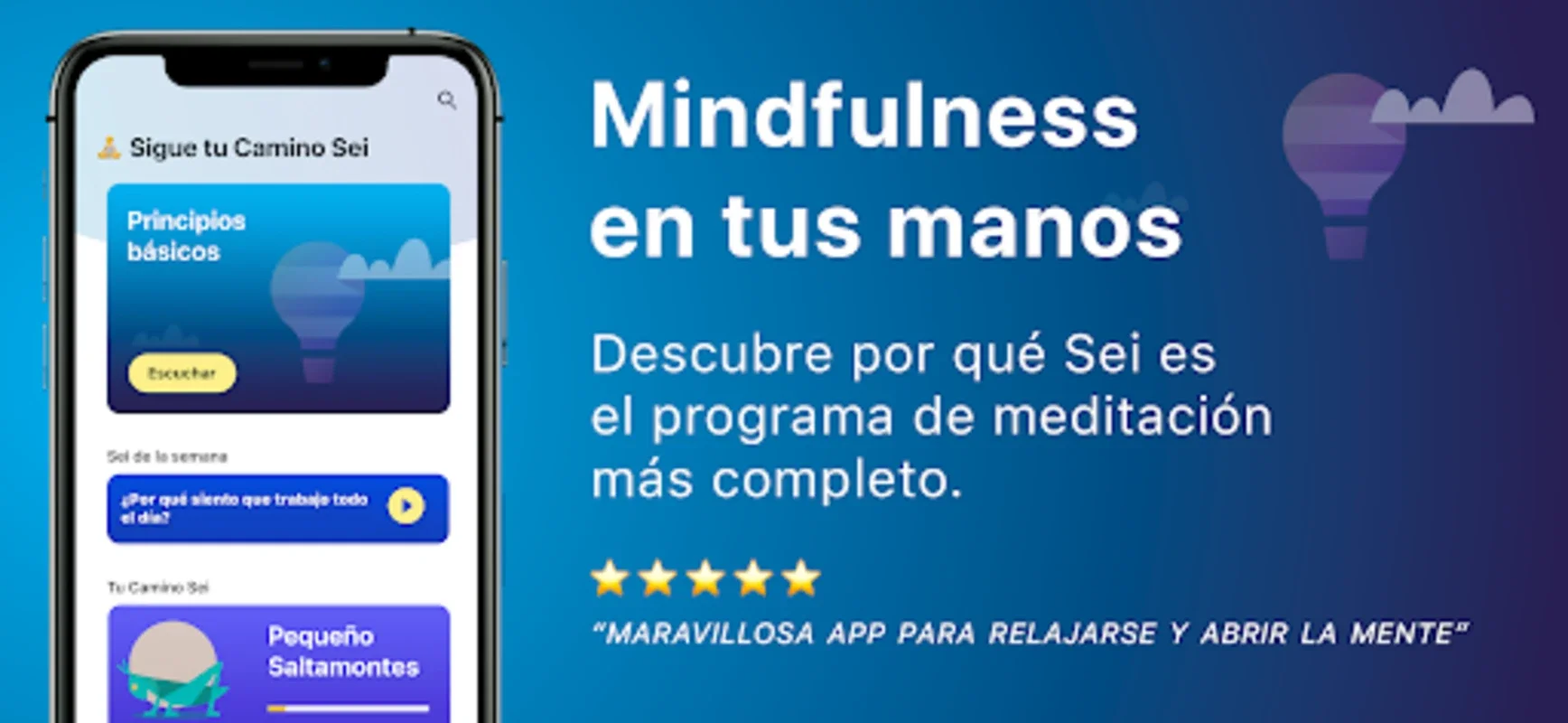 Sei: Meditación y Sueño Fácil for Android - Enhance Well-being