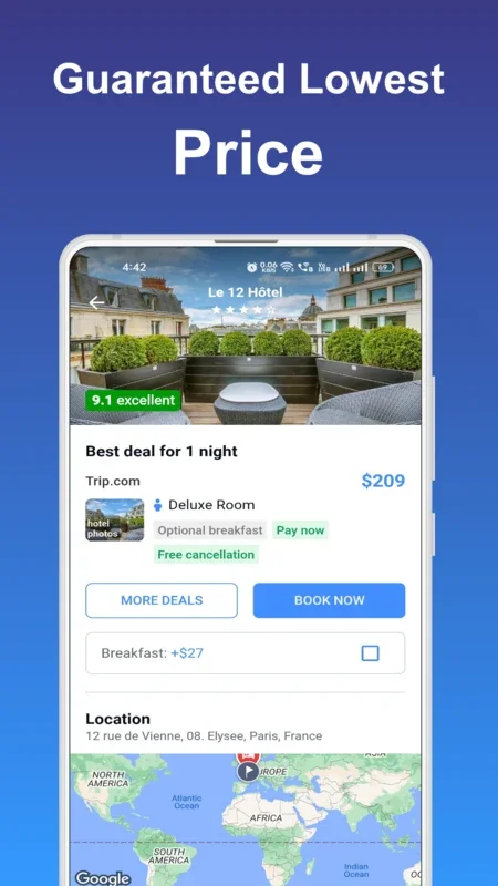 Cheap Hotels for Android - Find Affordable Accommodations