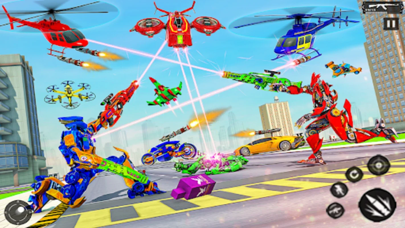 Flying Helicopter Robot Game for Android - Download the APK from AppHuts