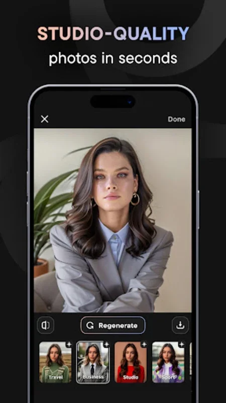 GIO: AI Portrait Photo Editor for Android - No Download Needed