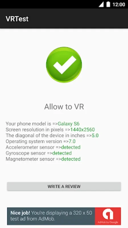 VRTest for Android - Check VR Compatibility