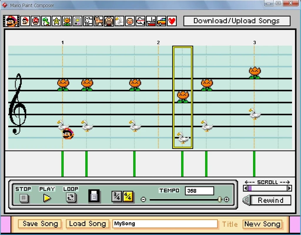 MarioPaint Composer for Windows: Create Music with Mario Characters